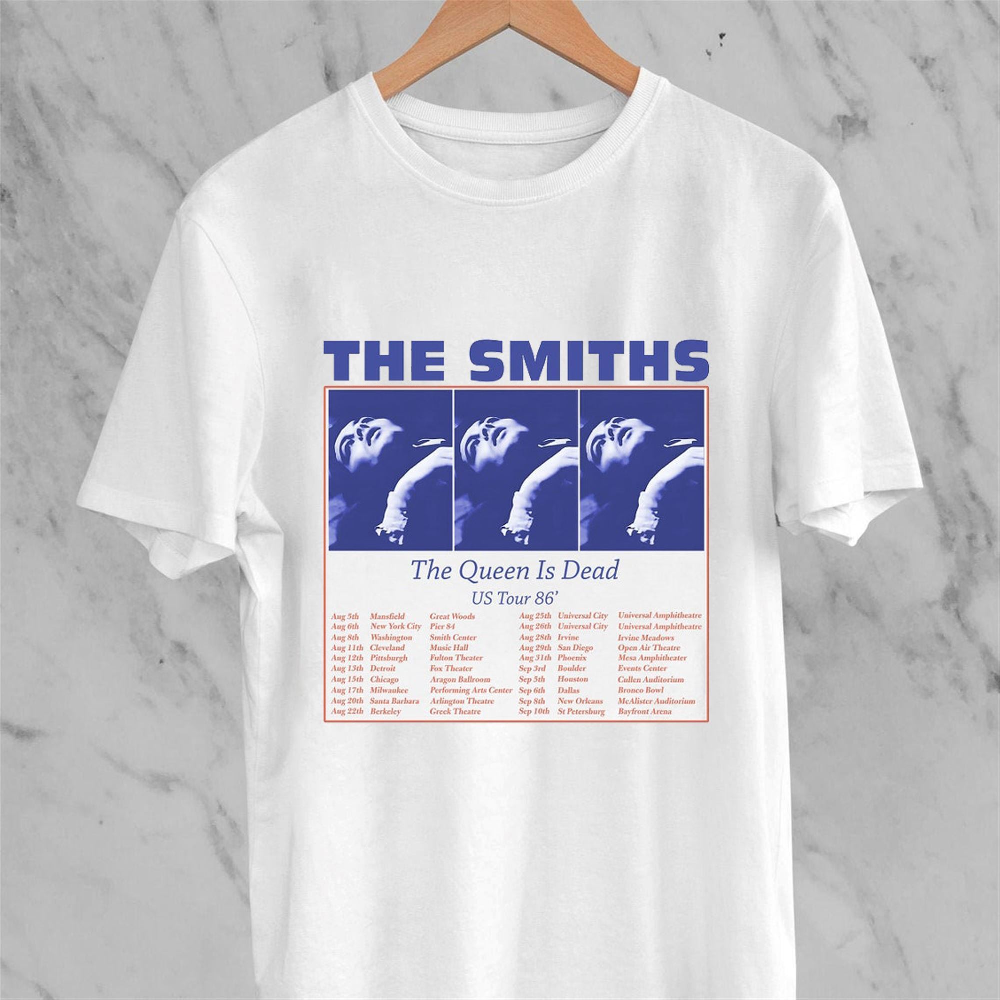 The Smiths Tour Shirt The Queen Is Dead Us Tour 86 Shirt Vintage The Smiths 80s Shirt